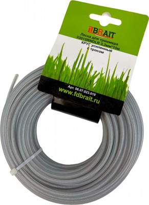 Леска для триммера Brait BR 3.3x15 33015 RNDLR