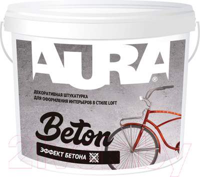 Штукатурка готовая декоративная Aura Dekor Beton