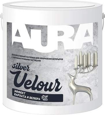 Штукатурка готовая декоративная Aura Dekor Velour Silver