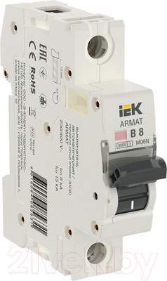 Выключатель автоматический IEK AR-M06N-1-B008
