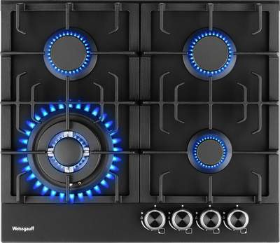 Газовая варочная панель Weissgauff HGG 641 BV Nano Matt Glass
