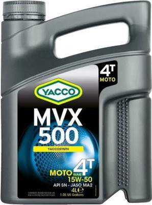 Моторное масло Yacco MVX 500 4T 15W50