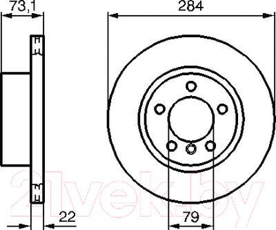 Тормозной диск Bosch 0986479213