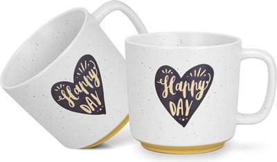 Набор кружек Kruzhek Happy Day With Heart