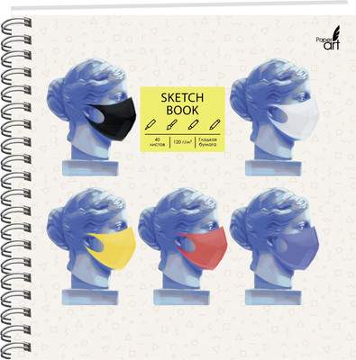 Творческие альбомы, блокноты Paper Art Kids Sketchbook. Масочный режим / ТСМ404867