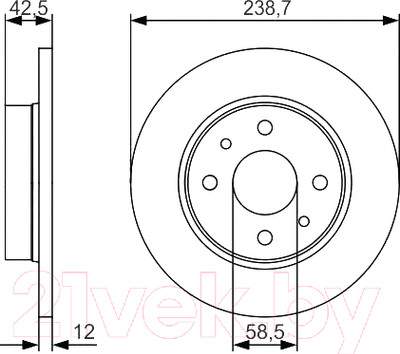 Тормозная система автомобиля Bosch 0986479R61