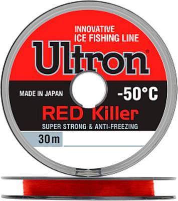 Леска монофильная Momoi Ultron Red Killer 0.09мм 1.0кг