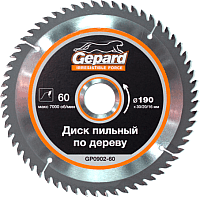 Отрезные, пильные диски Gepard GP0902-60