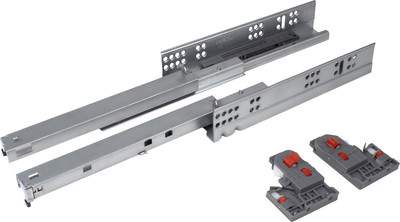 Комплект направляющих мебельных Boyard Push DB8785Zn/500