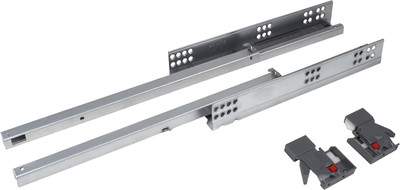 Комплект направляющих мебельных Boyard Push DB8786Zn/400
