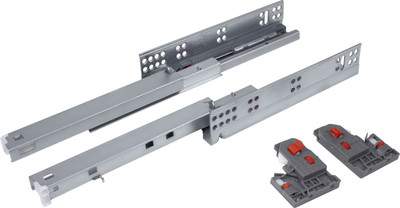 Комплект направляющих мебельных Boyard 2D B-slide DB8781Zn/300