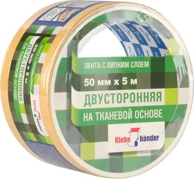 Скотч двухсторонний Klebebander 50мм 5м / KPV505T