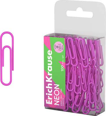 Скрепки Erich Krause Neon / 62042