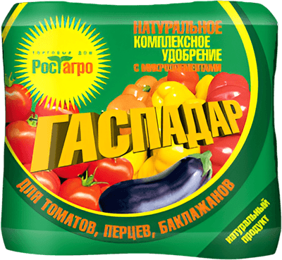 Удобрения для растений Гаспадар Для томатов, перцев, баклажанов