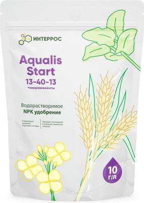 Удобрения для растений Aqualis NPK Водорастворимое 13:40:13+МЭ