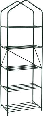 Стеллаж для рассады GREENGO 5 полок 190x40x65см металлический каркас