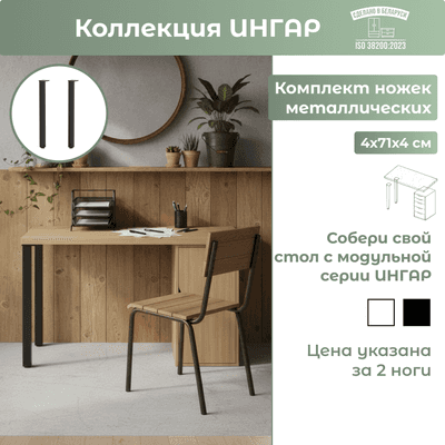 Комплект ножек для стола Mio Tesoro Ингар T