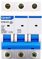 Выключатель автоматический Chint NXB-63 3P 16A 6кА C / 814170