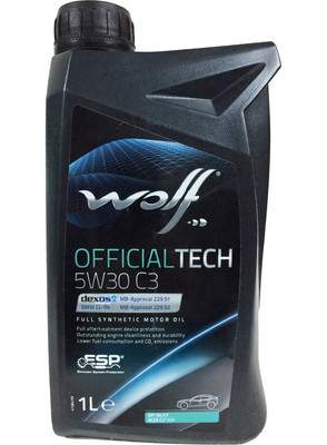 Моторное масло WOLF Officialtech 5W30 C2/C3 P/RN / 1052548