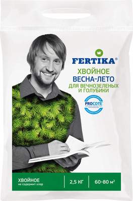 Удобрения для растений Fertika Хвойное для вечнозеленых и голубики весна-лето