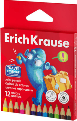 Набор цветных карандашей Erich Krause Jolly Friends Мини / 62930