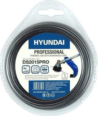 Леска для триммера Hyundai 2.0мм / DS-2015 PRO