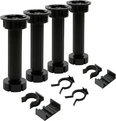Комплект опор мебельных Lemax Регулируемых 150мм с клипсами / 4pcs-FL15B