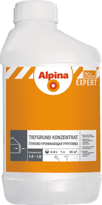 Грунтовка Alpina Expert Tiefgrund Konzentrat