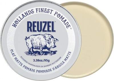 Глина для укладки волос Reuzel Clay Matte Pomade