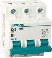 Выключатель автоматический Атрион BA47-29 3P 40A (C) 4.5kA / VA4729-3-40C