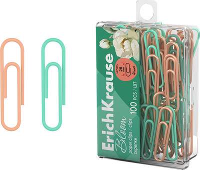 Скрепки Erich Krause Pastel Bloom / 62051