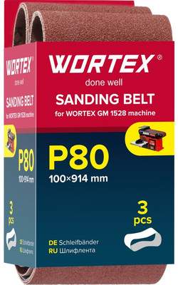 Набор шлифлент Wortex GM 1528 / 1325975