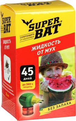 Наполнитель для фумигатора Super Bat 45 дней от мух и комаров
