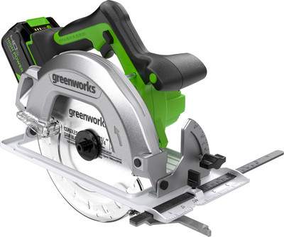 Циркулярные, сабельные пилы Greenworks GD24CS бесщеточная 24V / 1500907CUB