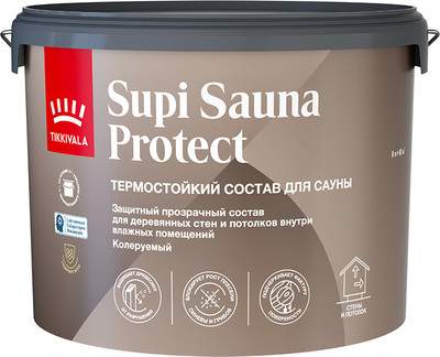 Пропитка для дерева Tikkivala Supi Sauna Protect EP