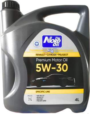 Моторные масла Nord Oil Specific Line 5W30 Renault, Citroen, Peugeot / NRSL020