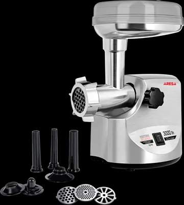 Мясорубка электрическая Aresa И насадка соковыжималка AR-3803 / AR-2105
