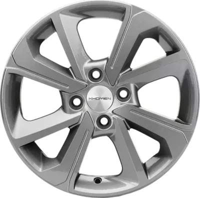 Диски Khomen KHW1501 Vesta/Almera 15x6" 4х100мм DIA 60.1мм ET 50мм Gray