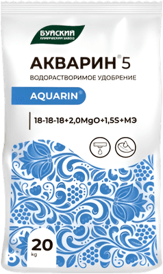 Удобрения для растений Акварин Водорастворимое КМУ 18-18-18+ТЕ