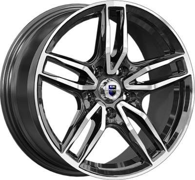 Литой диск K&K Бартон 17x8" 5x114.3мм DIA 60.1мм ET 45мм Алмаз черный