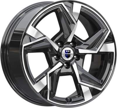 Литой диск K&K Кайан 18x7.5" 5x114.3мм DIA 67.1мм ET 33мм Алмаз черный
