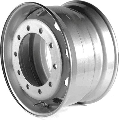 Штампованный диск Cimac CV225117595 22.5x11.75" ЕТ 135мм Silver RAL9006