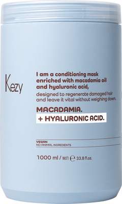 Маска для волос Kezy I am Macadamia + Hyaluronic Acid