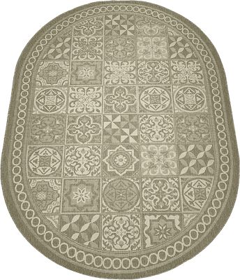 Ковры, циновки, шкуры Белка Флурлюкс Овал 50319 50522