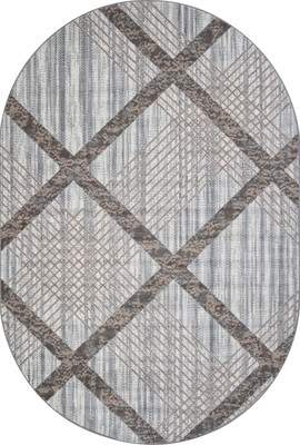 Ковры, циновки, шкуры Merinos Sierra F351-OVAL-CREAM-BLUE