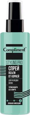 Спрей для укладки волос Compliment Styling Pro объем от корней сильная фиксация