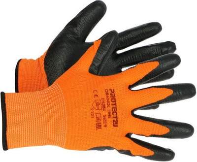 Перчатки защитные Protect2U Green Line Orange / 8314