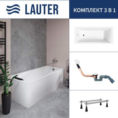 Ванна акриловая Lauter Aurora 160x70 / 21010060