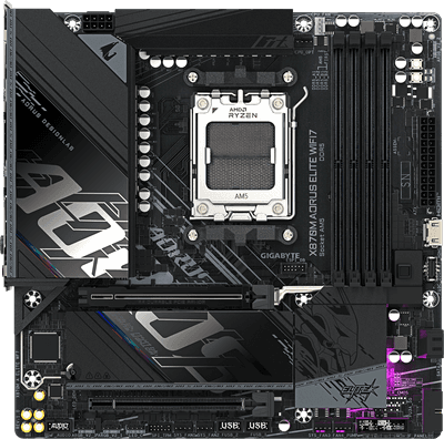 Материнская плата Gigabyte X870M Aorus Elite WF7