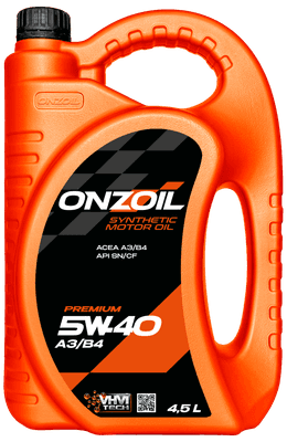 Моторное масло Onzoil Premium 5W40 A3/B4